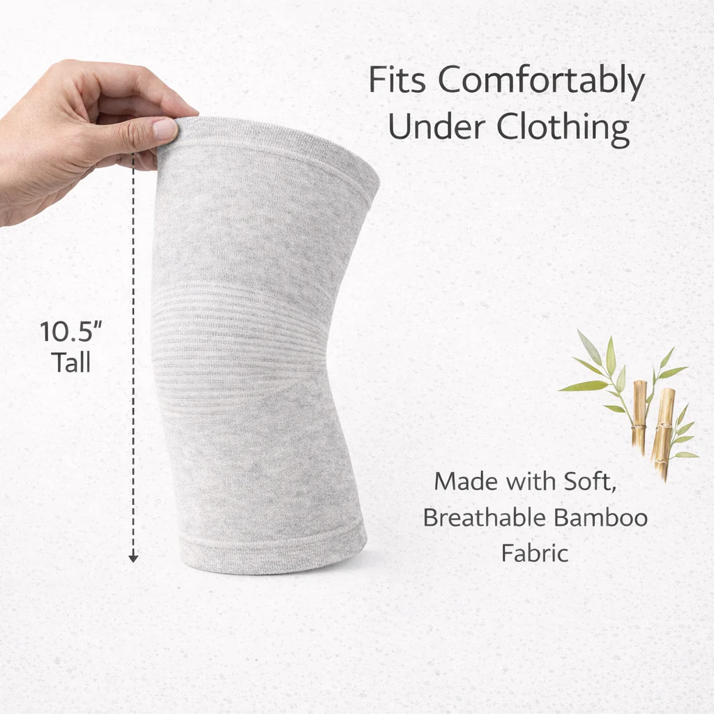 FlexiBamboo® Premium bamboo knee support