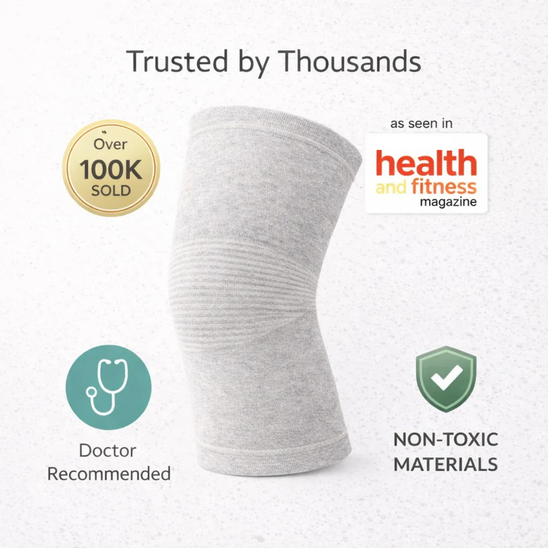 FlexiBamboo® Premium bamboo knee support