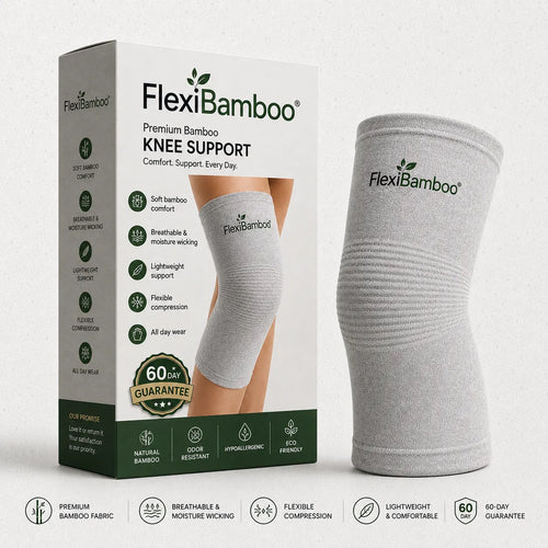 FlexiBamboo® Premium bamboo knee support